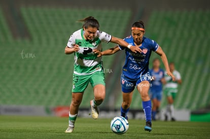 Sahiry Cruz, Alexxandra Ramírez | Santos vs Necaxa J8 C2023 Liga MX femenil