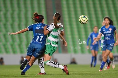 Priscila Padilla, Samantha Calvillo | Santos vs Necaxa J8 C2023 Liga MX femenil