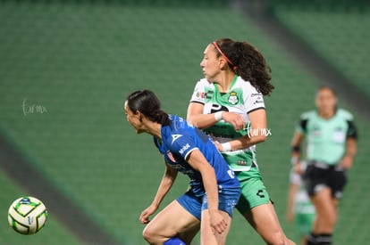 Natalia Miramontes, Saira López | Santos vs Necaxa J8 C2023 Liga MX femenil