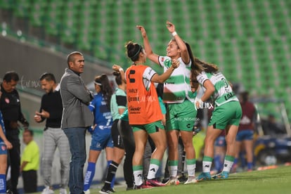 celebran gol, Alexxandra Ramírez | Santos vs Necaxa J8 C2023 Liga MX femenil