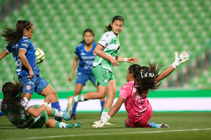 Hannia De Ávila, Joselín Hernández | Santos vs Necaxa J8 C2023 Liga MX femenil