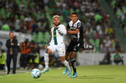 Duván Vergara, Jair Cortés | Santos Laguna vs Rayos del Necaxa