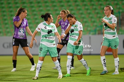 Luisa De Alba, Brenda López, Daniela García | Santos Laguna vs Tuzas del Pachuca femenil