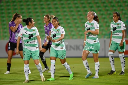 Luisa De Alba, Brenda López, Daniela García | Santos Laguna vs Tuzas del Pachuca femenil