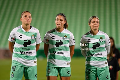 Lia Romero, Sheila Pulido, Priscila Padilla | Santos Laguna vs Tuzas del Pachuca femenil