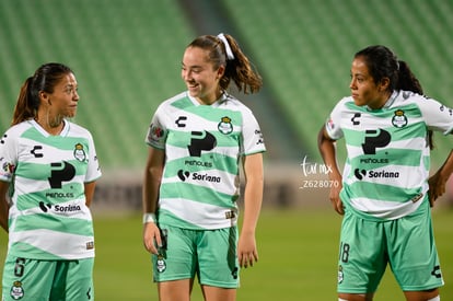 Luisa De Alba, Arlett Tovar, Brenda López | Santos Laguna vs Tuzas del Pachuca femenil