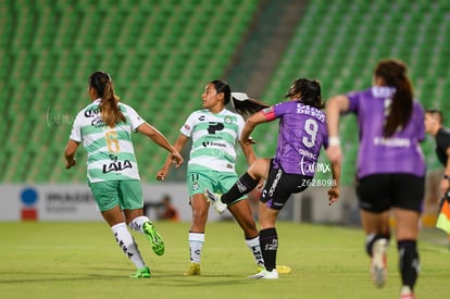 Cynthia Rodríguez, Verónica Corral | Santos Laguna vs Tuzas del Pachuca femenil