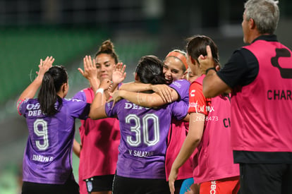 festejo de gol Pachuca | Santos Laguna vs Tuzas del Pachuca femenil