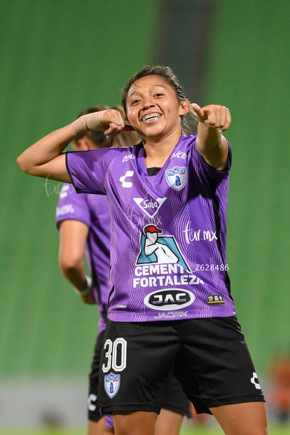 festejo de gol Pachuca, Esbeydi Salazar | Santos Laguna vs Tuzas del Pachuca femenil