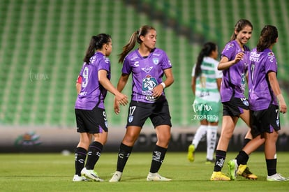 festejo de gol Pachuca, Yanin Madrid | Santos Laguna vs Tuzas del Pachuca femenil