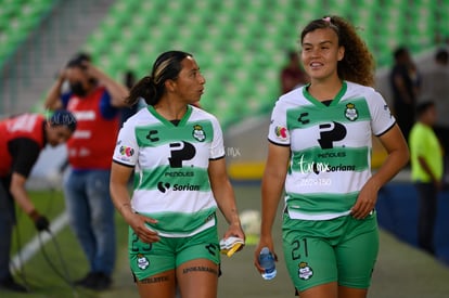 Desarae Félix, Alejandra Curiel | Santos Laguna vs Puebla Liga MX femenil