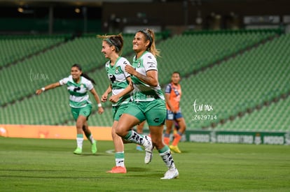 Gol, Alexia Villanueva | Santos Laguna vs Puebla Liga MX femenil