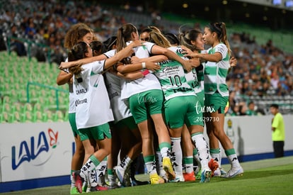 Gol, Lia Romero, Priscila Padilla, Alexia Villanueva | Santos Laguna vs Puebla Liga MX femenil