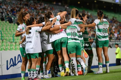 Gol, Alexia Villanueva, Priscila Padilla, Marianne Martínez, | Santos Laguna vs Puebla Liga MX femenil