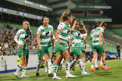 Gol, María Yokoyama, Alexia Villanueva, Sheila Pulido, Cinth | Santos Laguna vs Puebla Liga MX femenil