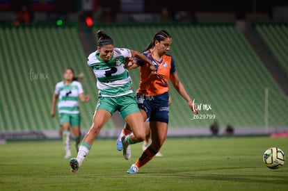 Lia Romero, Dulce Martínez | Santos Laguna vs Puebla Liga MX femenil