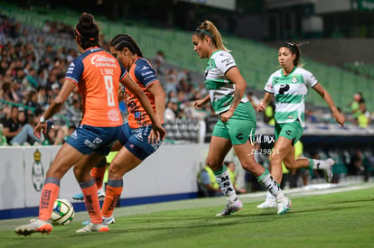 Alexia Villanueva, Dulce Martínez | Santos Laguna vs Puebla Liga MX femenil