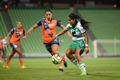 Brenda León, Dulce Martínez | Santos Laguna vs Puebla Liga MX femenil