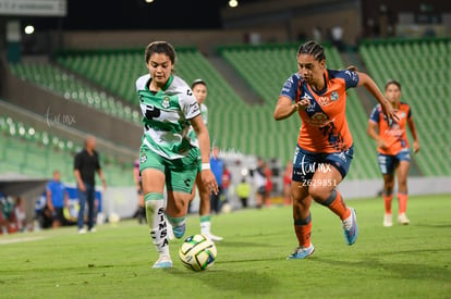 Dulce Martínez, Alexxandra Ramírez | Santos Laguna vs Puebla Liga MX femenil