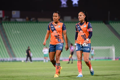 Brenda García, Viridiana López | Santos Laguna vs Puebla Liga MX femenil