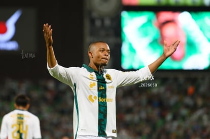 festejo de gol, Harold Preciado | Santos vs Pumas UNAM