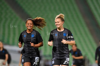 Magaly Cortés, Jennie Lakip | Santos vs Querétaro femenil