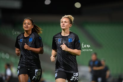 Magaly Cortés, Jennie Lakip | Santos vs Querétaro femenil