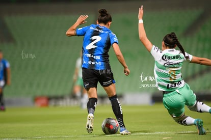 Natalia Miramontes, Fátima Delgado | Santos vs Querétaro femenil