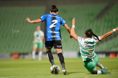 Natalia Miramontes, Fátima Delgado | Santos vs Querétaro femenil