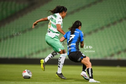 Edna Santamaria, Arlett Tovar | Santos vs Querétaro femenil