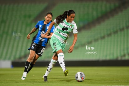 Edna Santamaria, Arlett Tovar | Santos vs Querétaro femenil