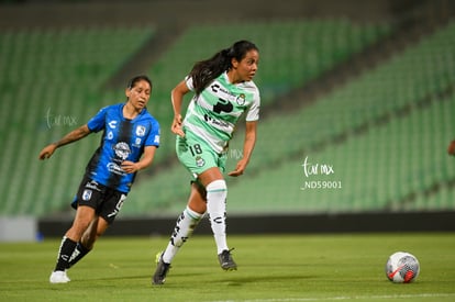 Edna Santamaria, Arlett Tovar | Santos vs Querétaro femenil