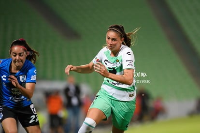 Priscila Padilla, Fátima Delgado | Santos vs Querétaro femenil