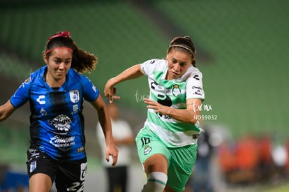 Priscila Padilla, Karla García | Santos vs Querétaro femenil