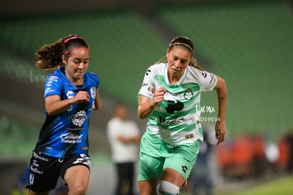 Priscila Padilla, Karla García | Santos vs Querétaro femenil