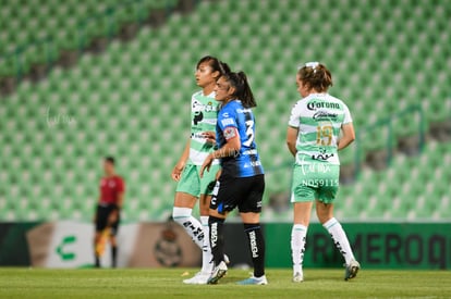 Yessenia Novella, Jazmín Enrigue | Santos vs Querétaro femenil