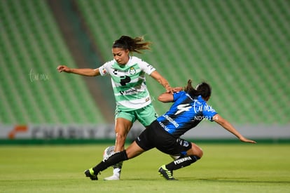 Lia Romero, Claudia Anguiano | Santos vs Querétaro femenil