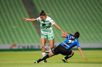 Lia Romero, Claudia Anguiano | Santos vs Querétaro femenil