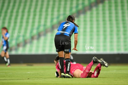 Claudia Anguiano, Marta Alemany | Santos vs Querétaro femenil