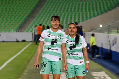 Yessenia Novella, Brenda León | Santos vs Querétaro femenil