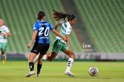 Michel Ruiz, Barbrha Figueroa | Santos vs Querétaro femenil