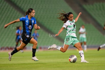 Michel Ruiz, Barbrha Figueroa | Santos vs Querétaro femenil