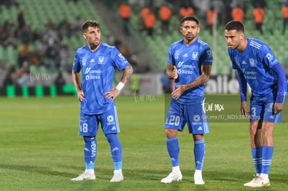 Javier Aquino, Rafael De Souza, Fernando Gorriarán | Guerreros del Santos Laguna vs Tigres UANL J1 C2023 Liga MX