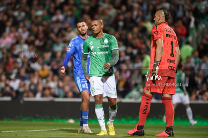 Harold Preciado, Nahuel Guzmán | Guerreros del Santos Laguna vs Tigres UANL J1 C2023 Liga MX