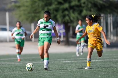 Angélica Murillo, Celeste Guevara | Santos vs Tigres J13 C2023 Liga MX