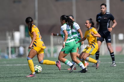 Celeste Guevara, María González, Lizeth Contreras | Santos vs Tigres J13 C2023 Liga MX