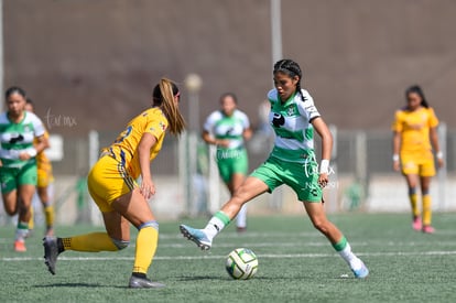 Ailin Serna, Alexa Gutiérrez | Santos vs Tigres J13 C2023 Liga MX