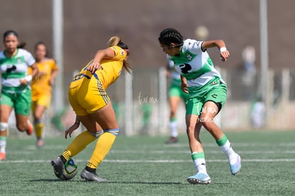 Ailin Serna, Alexa Gutiérrez | Santos vs Tigres J13 C2023 Liga MX