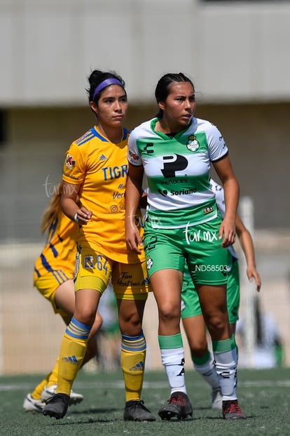 Frida Cussin, Alika Sánchez | Santos vs Tigres J13 C2023 Liga MX