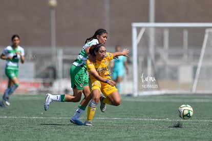 Ailin Serna, Ángeles Sánchez | Santos vs Tigres J13 C2023 Liga MX